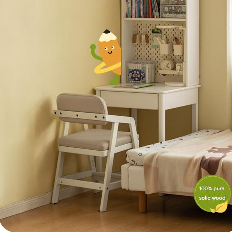 Rubber Wood Solid Wood Children's Desk-