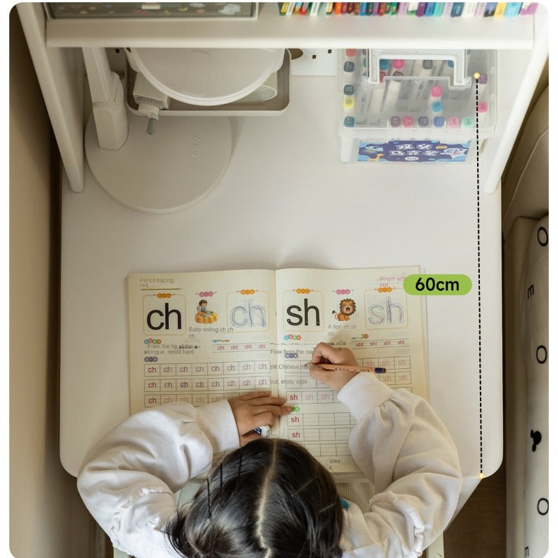 Rubber Wood Solid Wood Children's Desk-