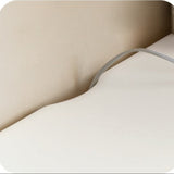 Poplar Solid Wood Cream Style Retractable Children's Double Desk