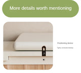 Poplar Solid Wood Cream Style Retractable Children's Double Desk