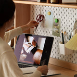 Beech Solid Wood Desk Bookshelf Combination