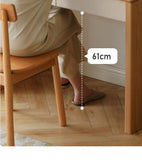 Beech Solid Wood Desk Bookshelf Combination