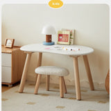 Birch Solid Wood Handmade Children's Study Peanut Table