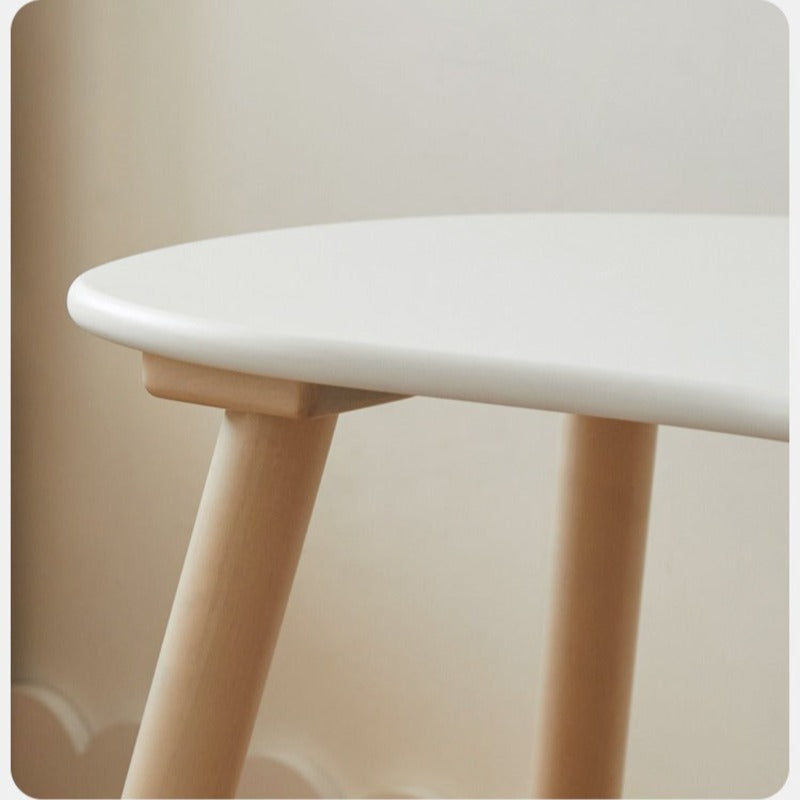 Birch Solid Wood Handmade Children's Study Peanut Table