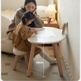 Birch Solid Wood Handmade Children's Study Peanut Table