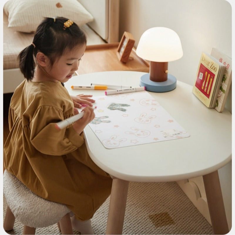 Birch Solid Wood Handmade Children's Study Peanut Table