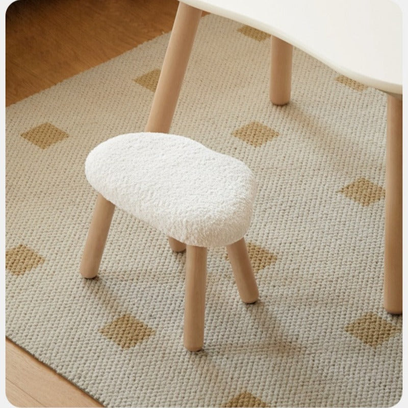 Birch Solid Wood Handmade Children's Study Peanut Table