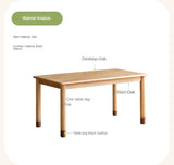 Oak Solid Wood, Beech Solid Wood Handmade Children's StudyTable