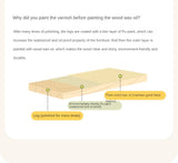 Oak Solid Wood, Beech Solid Wood Handmade Children's StudyTable