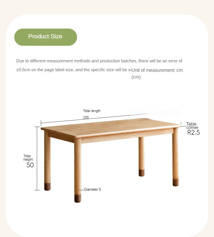 Oak Solid Wood, Beech Solid Wood Handmade Children's StudyTable