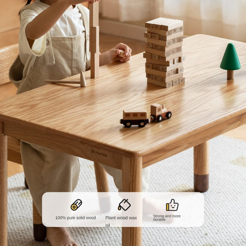 Oak Solid Wood, Beech Solid Wood Handmade Children's StudyTable