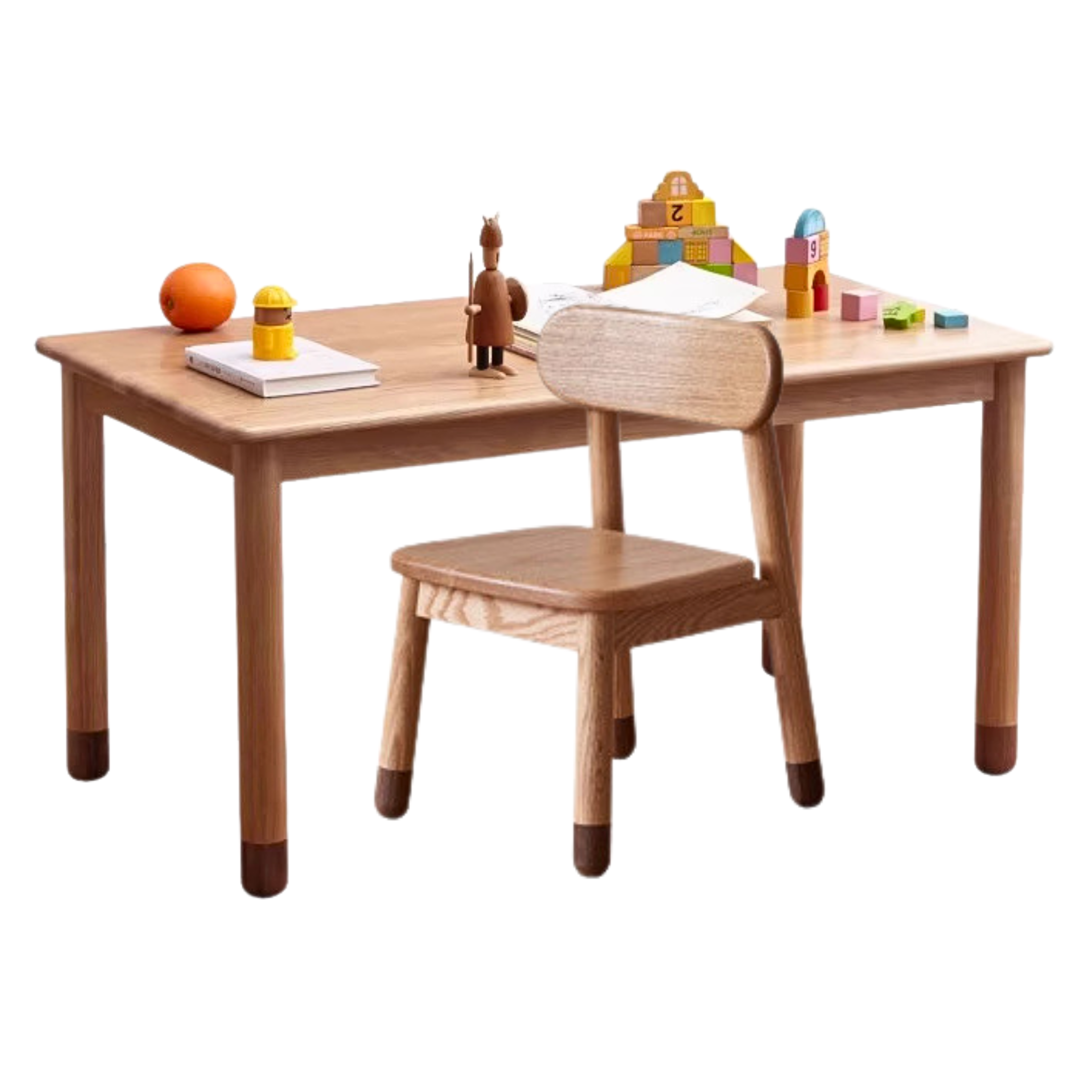 Oak Solid Wood, Beech Solid Wood Handmade Children's StudyTable