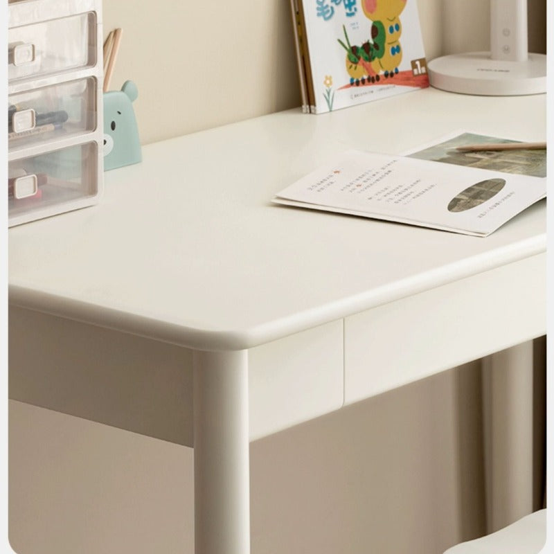 Oak, Birch Solid Wood Lift Kid's Chair White.