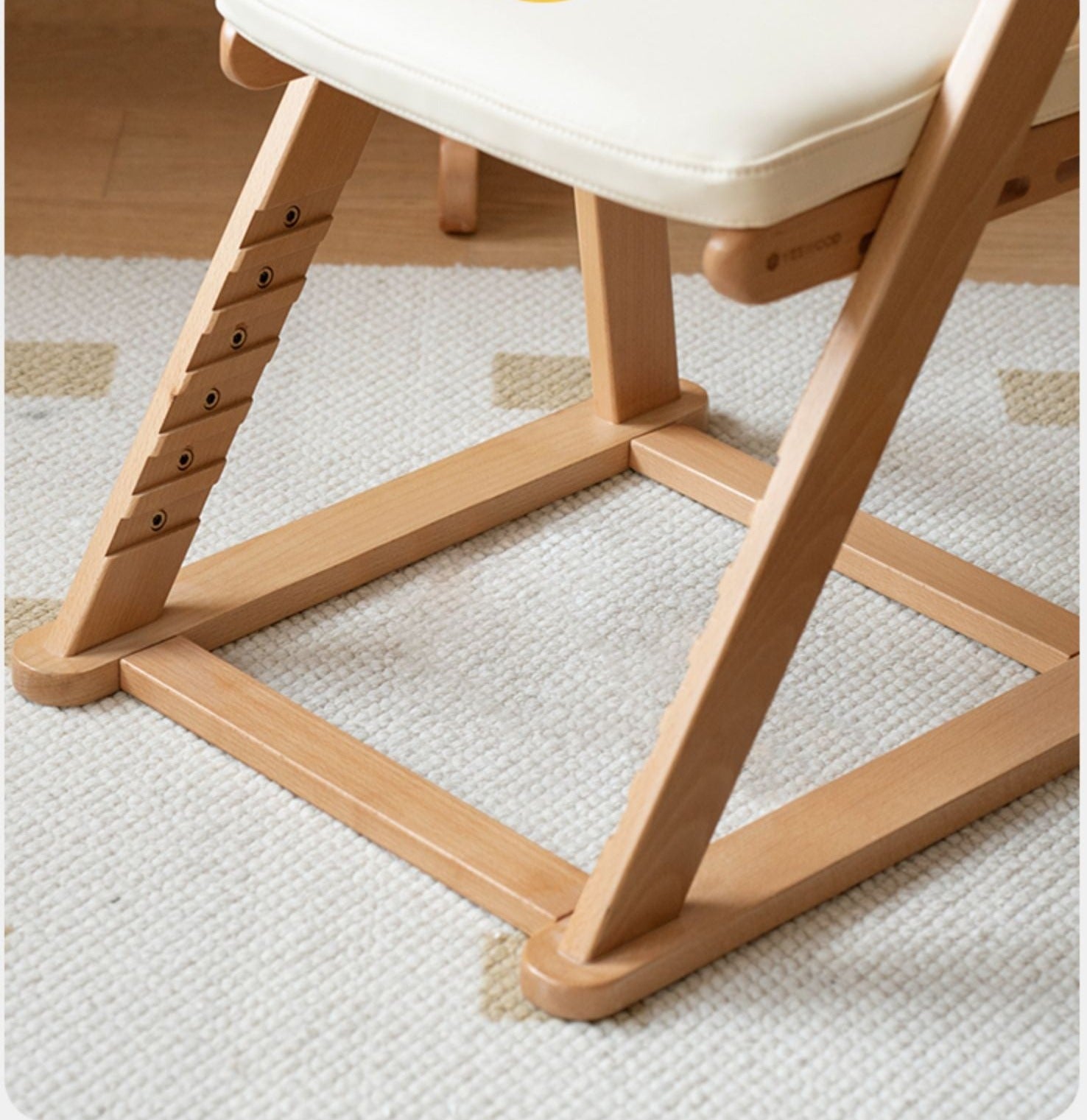 Beech Solid Wood Lift Learning Chair.