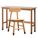 Oak Solid Wood Lifting Study Table Narrow Desk