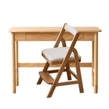 Oak Solid Wood Lifting Study Table Narrow Desk