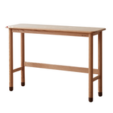 Oak Solid Wood Lifting Study Table Narrow Desk