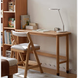 Oak Solid Wood Lifting Study Table Narrow Desk