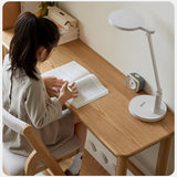 Oak Solid Wood Lifting Study Table Narrow Desk