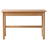 Oak Solid Wood Lifting Study Table Narrow Desk