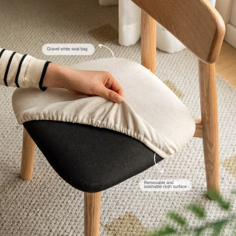 Oak Solid Wood Small Chair Children's Baby Chair.
