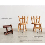 Oak, Beech Solid Wood Small Stool