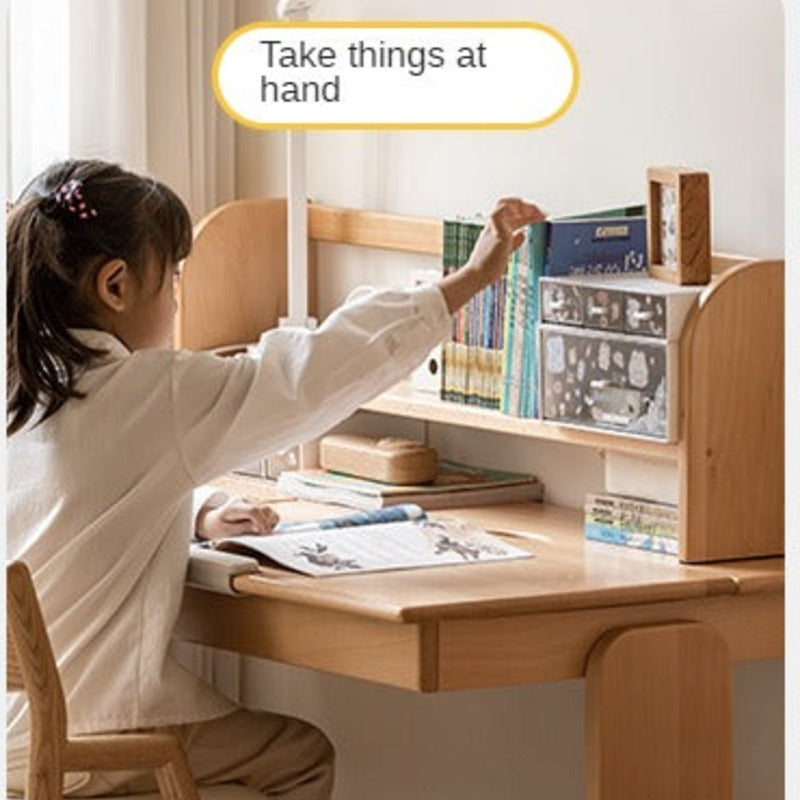 European Beech Solid Wood Liftable Kids Table