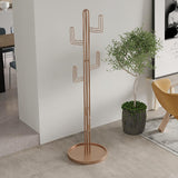 70.9" Clothing Rack Bedroom Entryway Coat Rack Freestanding Cactus Hall Tree in Green
