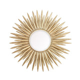 Luxury Creative Gold Sun Metal Wall Mirror Decor Art