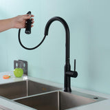 Kitchen Faucet with Sprayer Pull Down Touch Faucet Brushed Nickel Stainless Steel