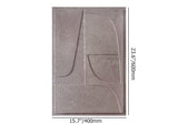 Nordic Style 3D Hanging Wall Decor Wooden Sandstone Carving Decorative Relief Painting
