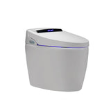 Modern Smart One-Piece 1.28 GPF Floor Mounted Elongated Toilet and Bidet with Seat