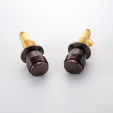 Mooni Elegant Waterfall Oil Rubbed Bronze Roman Tub Faucet with Handshower Solid Brass