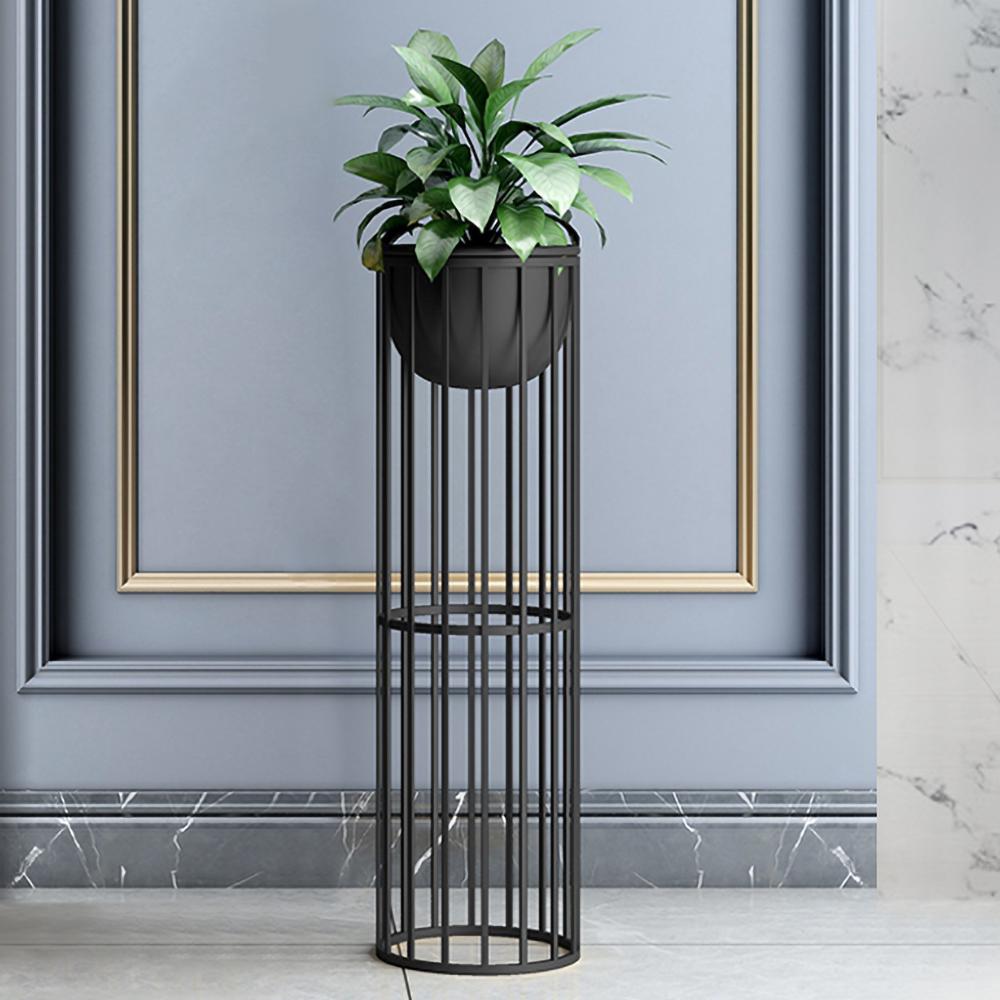 Gold Plant Pot Modern Planter with Gold Stand for Indoor&Outdoor Metal
