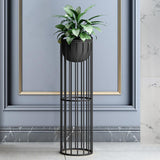 Gold Plant Pot Modern Planter with Gold Stand for Indoor&Outdoor Metal