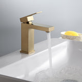 Stylish Luxury Deck Mounted One-Hole Single Handle Bathroom Sink Faucet