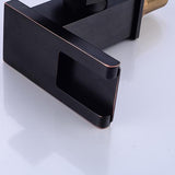 Jess Modern LED Waterfall Single Handle Brass Faucet Single Hole for Bathroom Sinks Antique Black