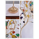 Modern 6-Light Agate Tree Table Lamp with On / Off Switch