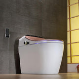 Modern Smart One-Piece 1.27 GPF Floor Mounted Elongated Toilet and Bidet with Seat