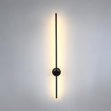 Black Long Strip Wall Light Linear LED Wall Sconce