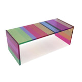 47.2" Modern Rectangular Coffee Table Acrylic