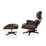 2-Pieces Walnut Swivel Recliner with Ottoman Lounge Chair Set-Richsoul-Chairs & Recliners,Furniture,Living Room Furniture