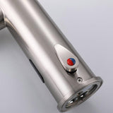 Waterfall Spout Touchless Electronic Automatic Sensor Hot & Cold Bathroom Sink Faucet