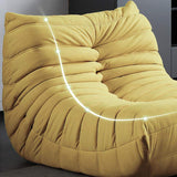 Minimalist Creative Beige Reclining Accent Chair of Leathe-Aire-Chairs & Recliners,Furniture,Living Room Furniture