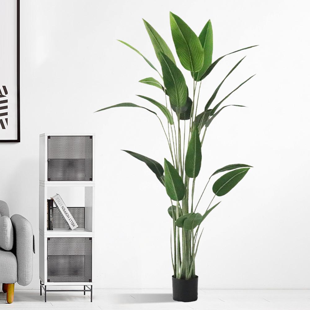 70.9"Artificial Canna Tree 1 Piece Faux Indoor Plant