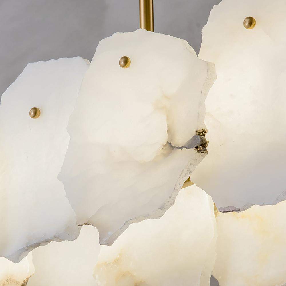 Postmodern Faux Marble LED Kitchen Island Light with Adjustable Height-Richsoul-Ceiling Lights,Island Lights,Lighting