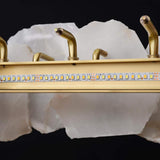 Postmodern Faux Marble LED Kitchen Island Light with Adjustable Height-Richsoul-Ceiling Lights,Island Lights,Lighting