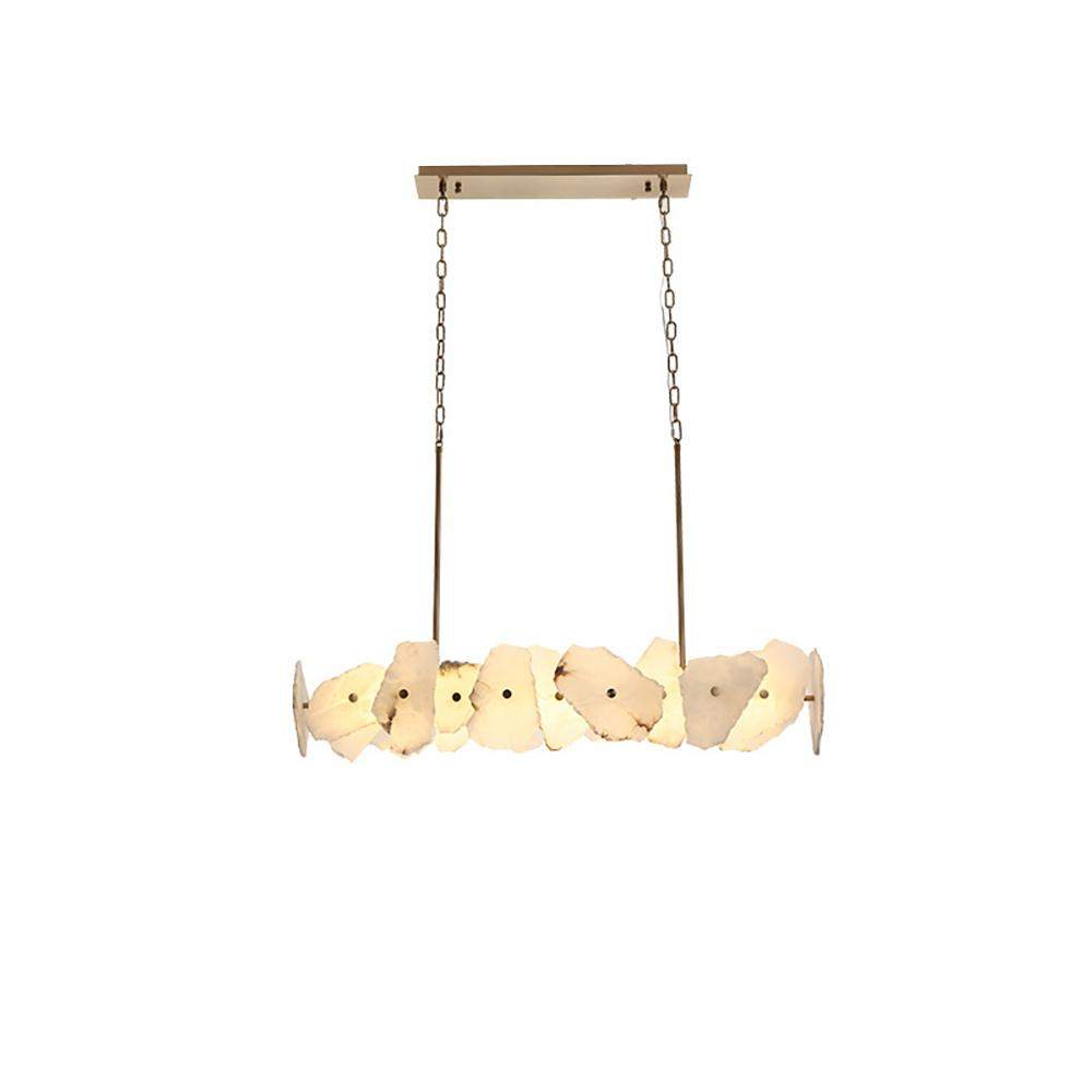 Postmodern Faux Marble LED Kitchen Island Light with Adjustable Height-Richsoul-Ceiling Lights,Island Lights,Lighting