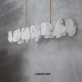 Postmodern Faux Marble LED Kitchen Island Light with Adjustable Height-Richsoul-Ceiling Lights,Island Lights,Lighting