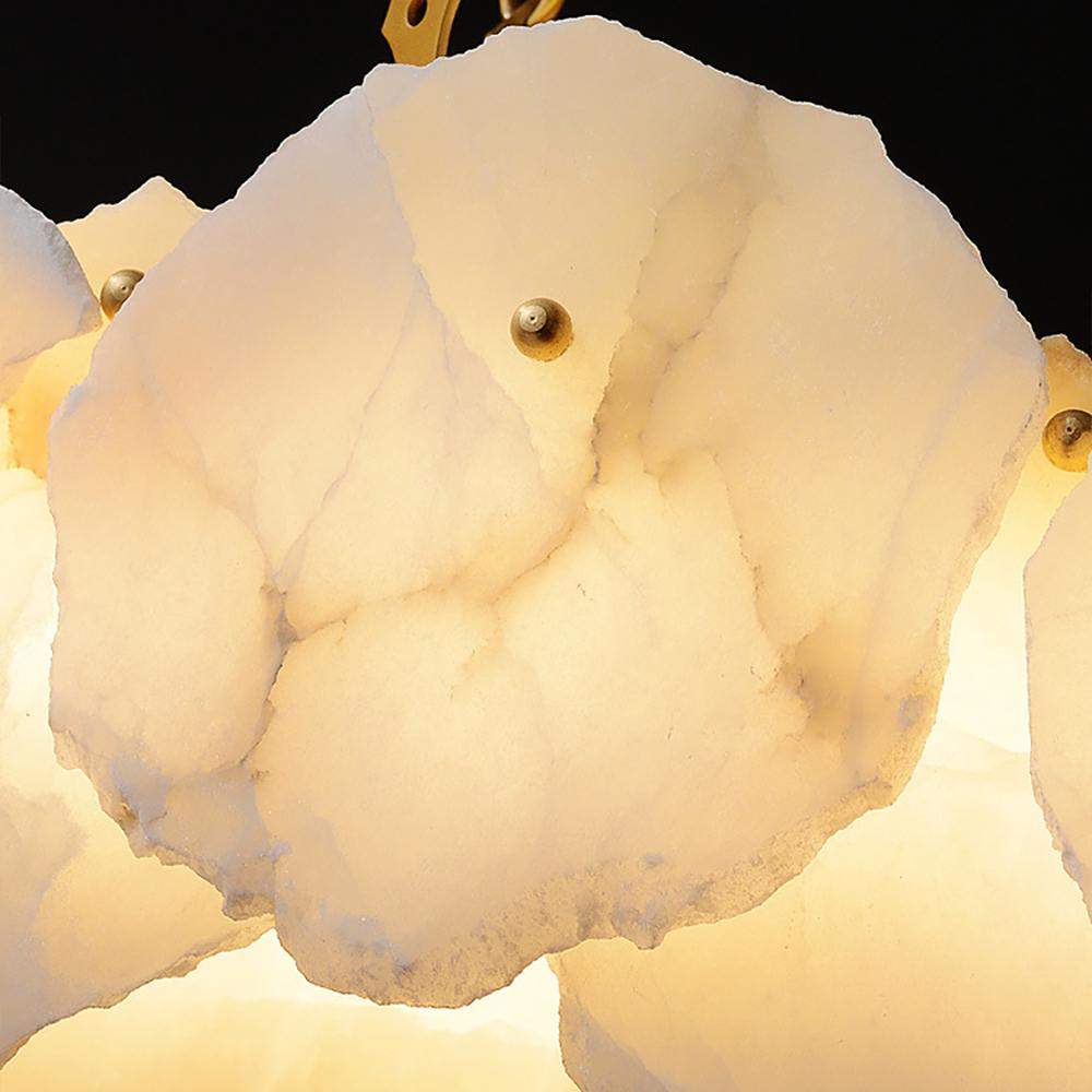 Postmodern Faux Marble LED Kitchen Island Light with Adjustable Height-Richsoul-Ceiling Lights,Island Lights,Lighting